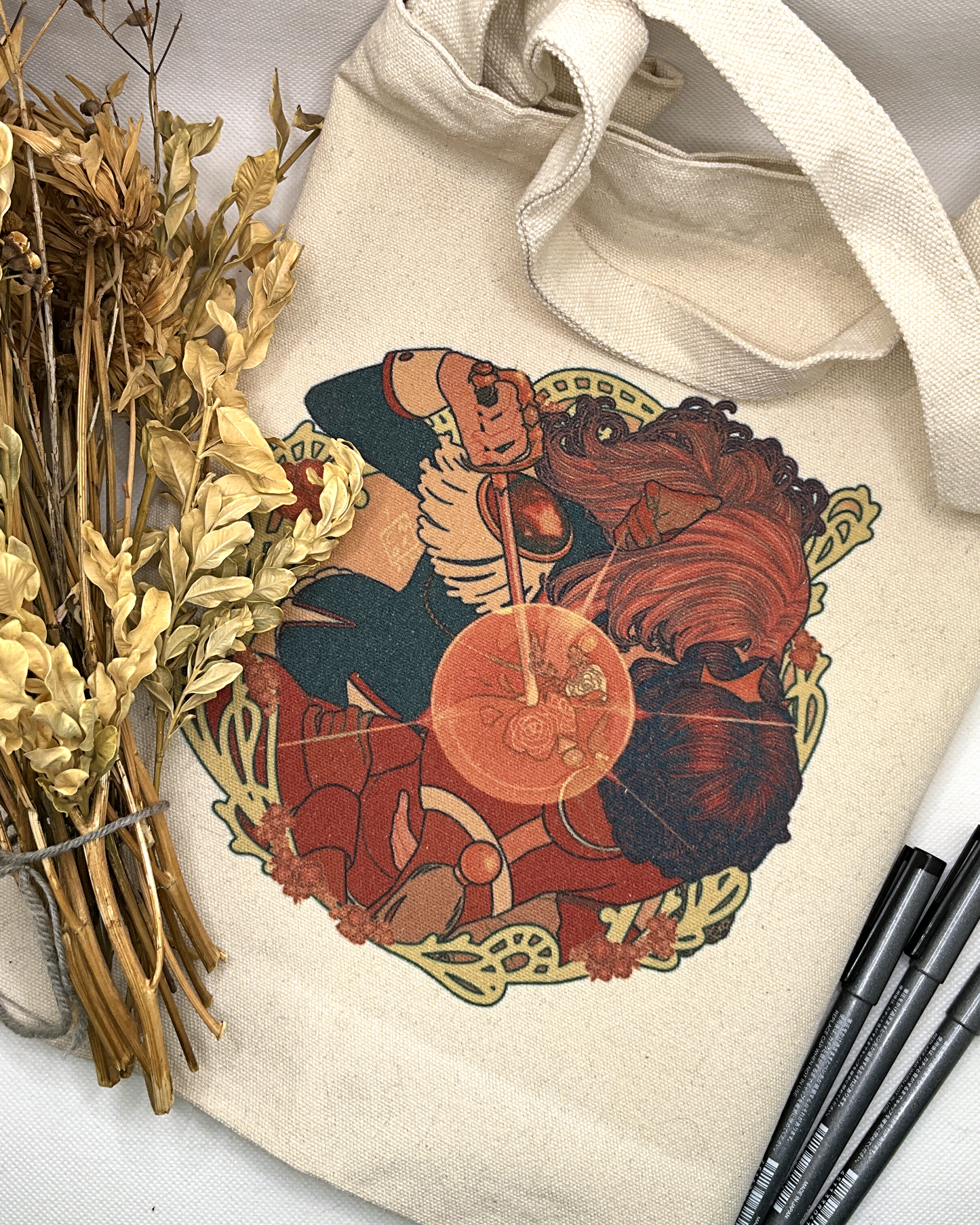 Sword Pull Canvas Tote Bag